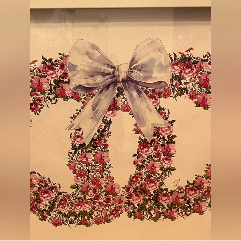 NWT GORG fashion WALL GLASS PICTURE - Picture 3 of 4